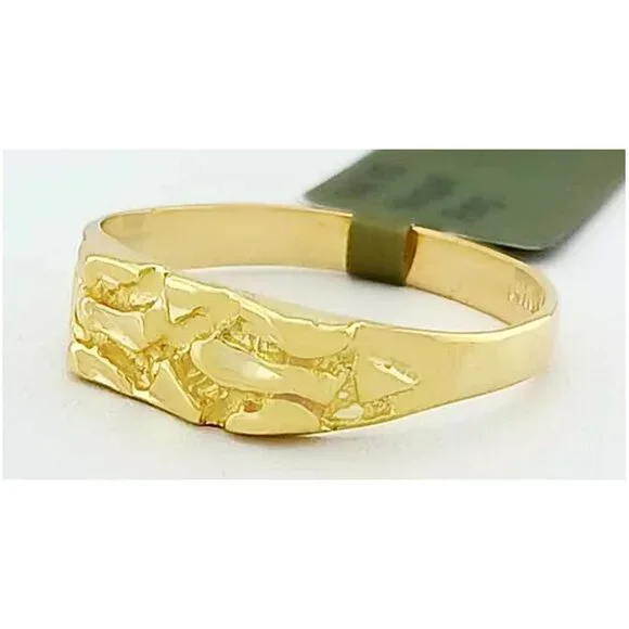 Nugget Style Ring 14k Yellow Gold